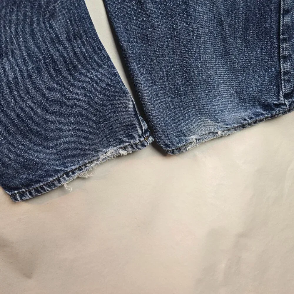 GAP Jeans Mens 34x32 Blue Denim Straight Fit Classic 100% Cotton Normcore Casual